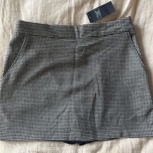 NWT ABERCROMBIE Herringbone Mini Skort - size Small & Medium